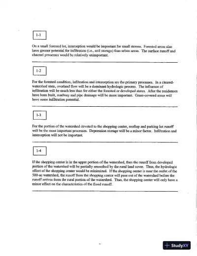 Solution Manual for Hydrologic Analysis and Design, 4th Edition - Page 3 preview image