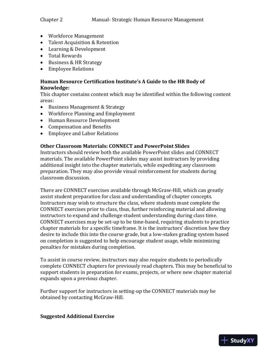 Human Resource Management, 10th Edition Solution Manual, page 13