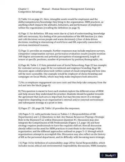 Human Resource Management, 10th Edition Solution Manual - Page 8 preview image