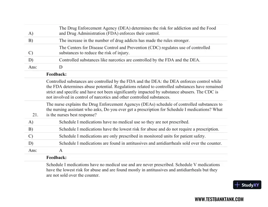 Focus on Nursing Pharmacology Seventh, North American Edition Test Bank, page 14