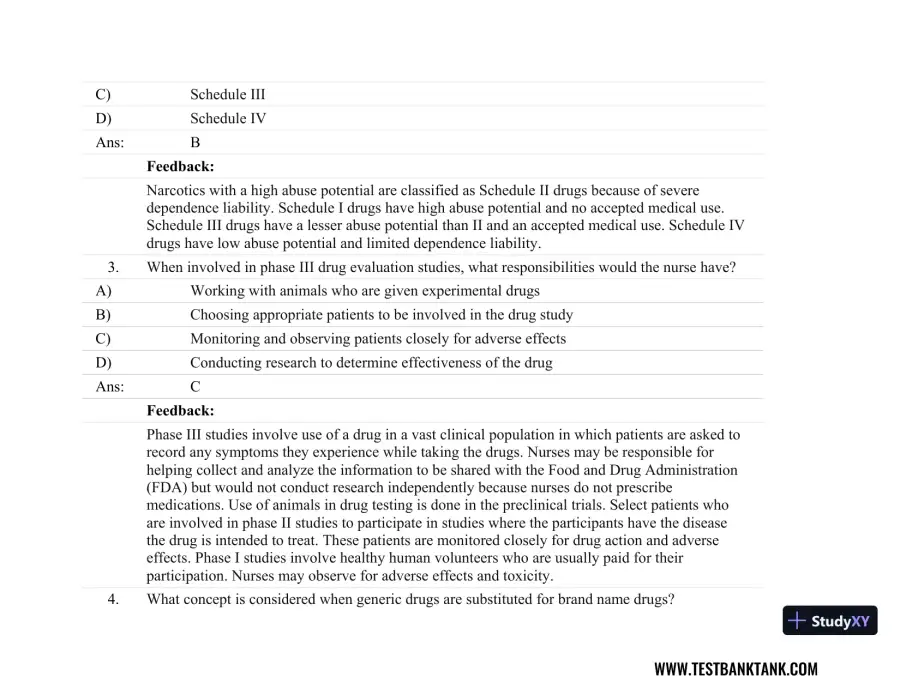 Focus on Nursing Pharmacology Seventh, North American Edition Test Bank, page 3