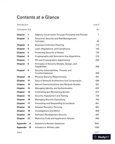 CISSP Official Study Guide (2021) - Page 16 preview image