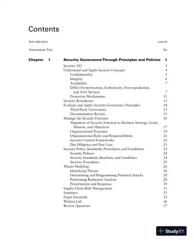 CISSP Official Study Guide (2021) - Page 18 preview image