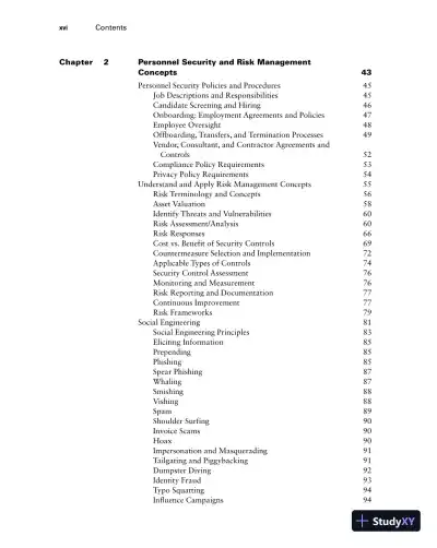 CISSP Official Study Guide (2021) - Page 19 preview image