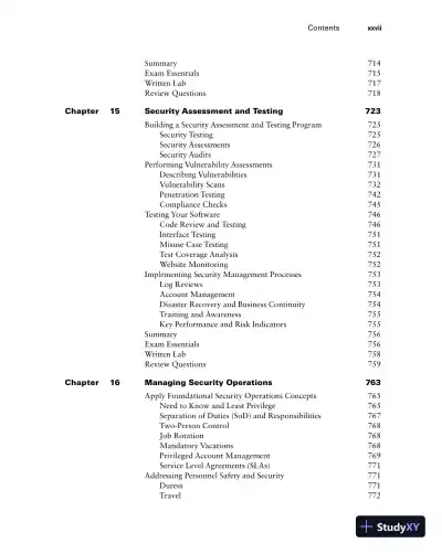 CISSP Official Study Guide (2021) - Page 30 preview image