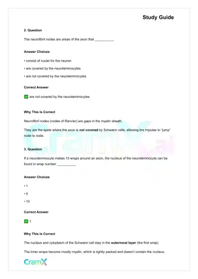 Anatomy and Physiology - Nervous Tissue - Page 9 preview image
