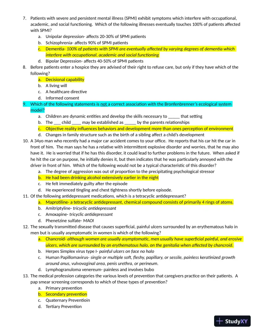 Barkley DRT #2 Practice Exam with Answers (100 Solved Questions), page 3