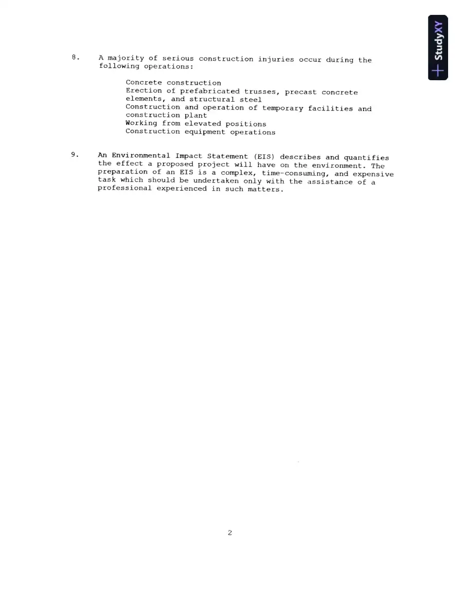 Solution Manual for Construction Methods and Management, 8th Edition, page 5