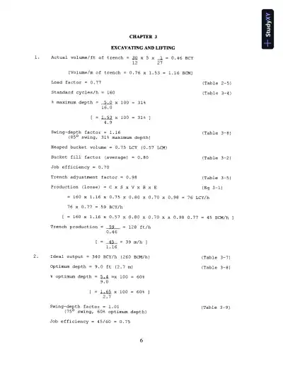 Solution Manual for Construction Methods and Management, 8th Edition - Page 9 preview image