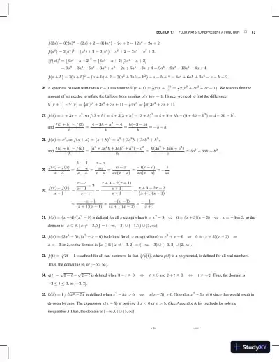 Solution Manual For Calculus: Early Transcendentals, 8th Edition - Page 6 preview image