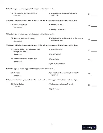 The World Of The Cell, 7th Edition Test Bank - Page 14 preview image