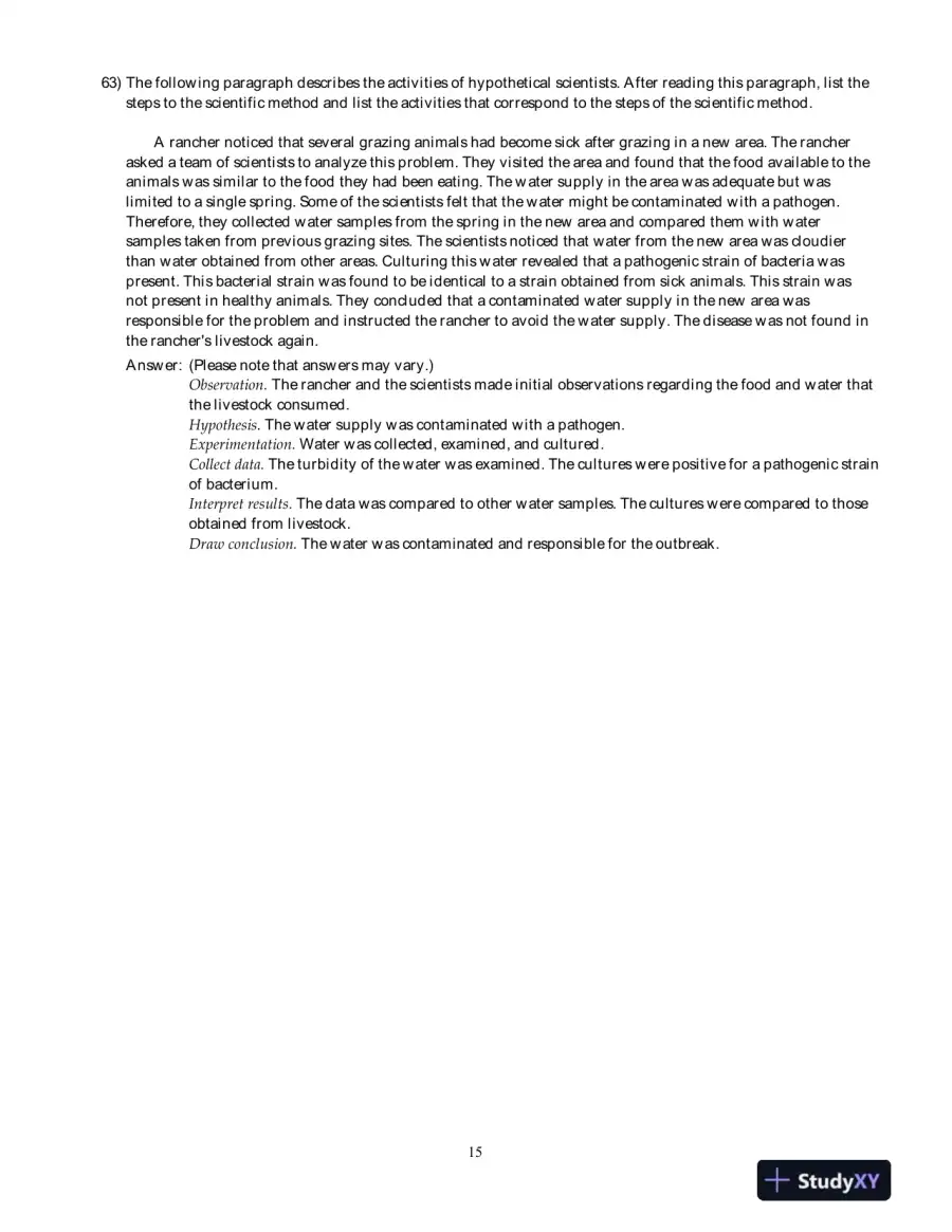 The World Of The Cell, 7th Edition Test Bank, page 16