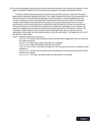 The World Of The Cell, 7th Edition Test Bank - Page 16 preview image