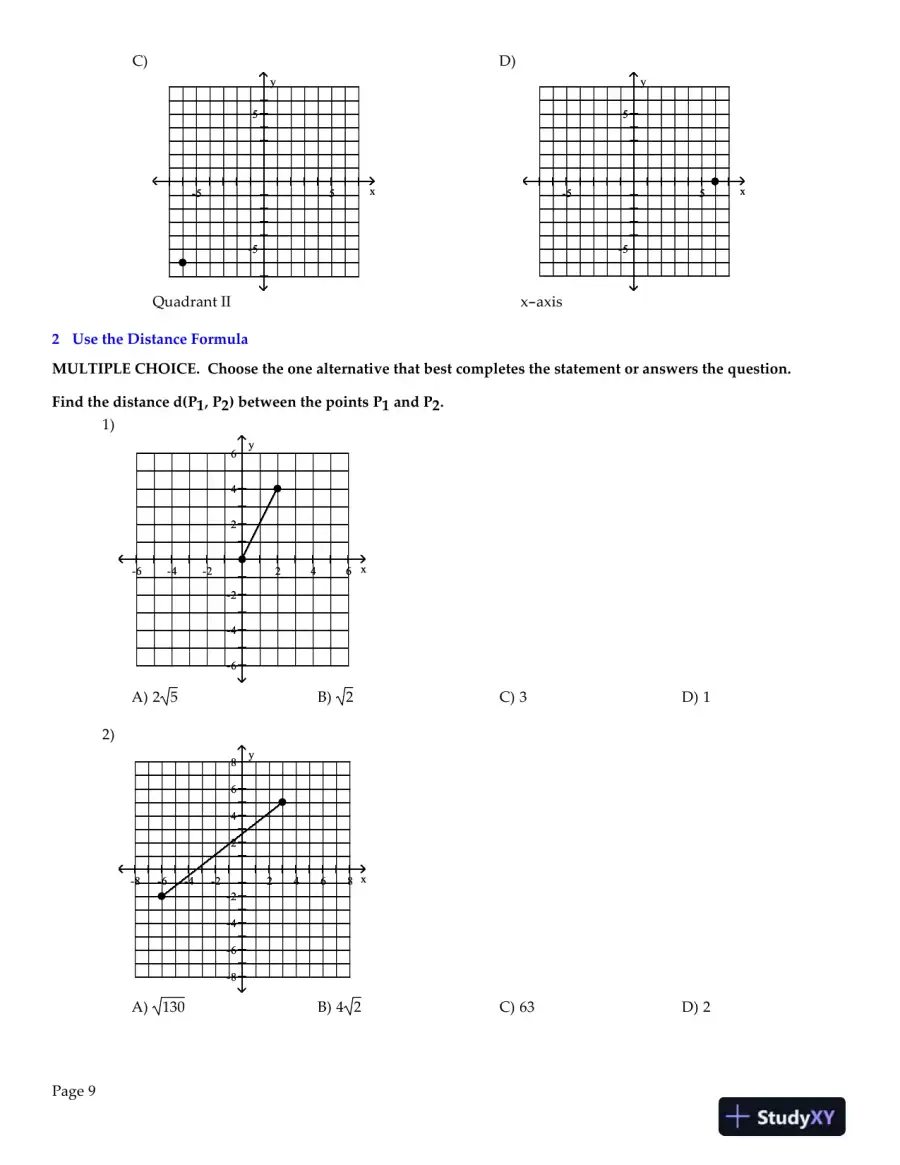 Test Bank for Precalculus , 10th Edition, page 11