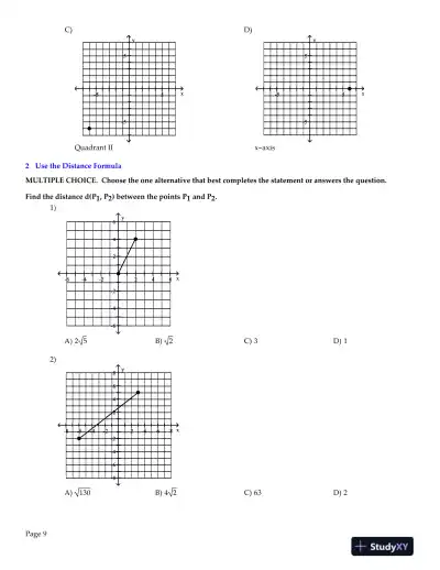 Test Bank for Precalculus , 10th Edition - Page 11 preview image