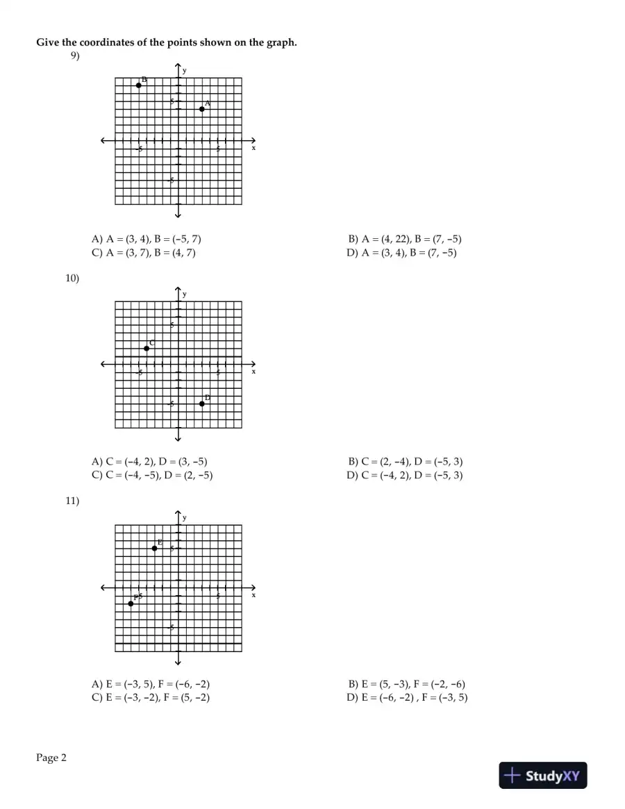 Test Bank for Precalculus , 10th Edition, page 4