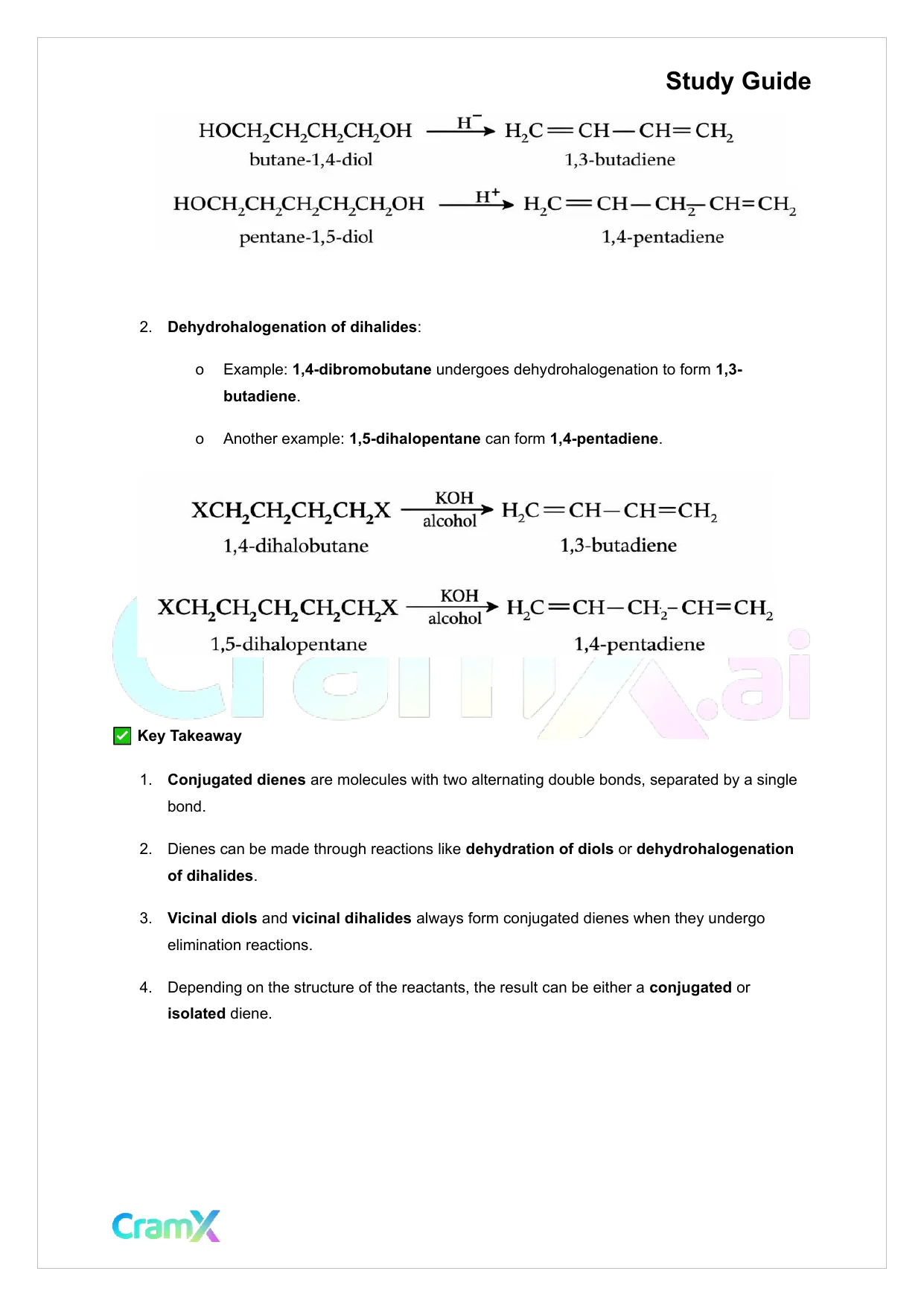 Organic Chemistry I - Conjugated Dienes - Page 2 preview image