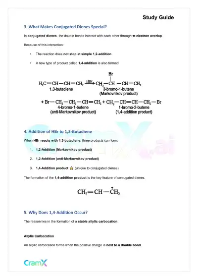Organic Chemistry I - Conjugated Dienes - Page 4 preview image