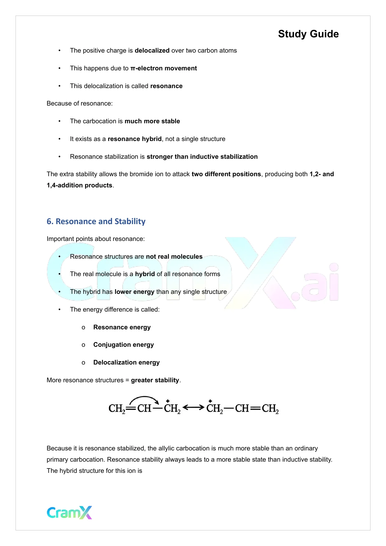 Organic Chemistry I - Conjugated Dienes - Page 5 preview image