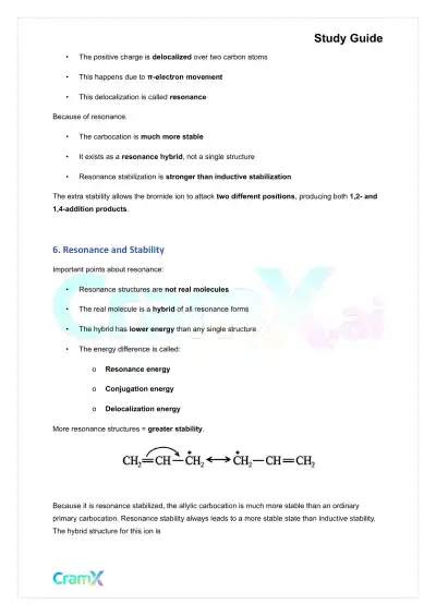 Organic Chemistry I - Conjugated Dienes - Page 5 preview image