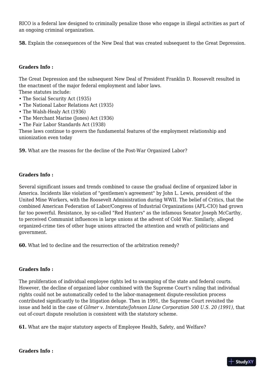 Employment And Labor Law, 9th Edition Test Bank, page 15