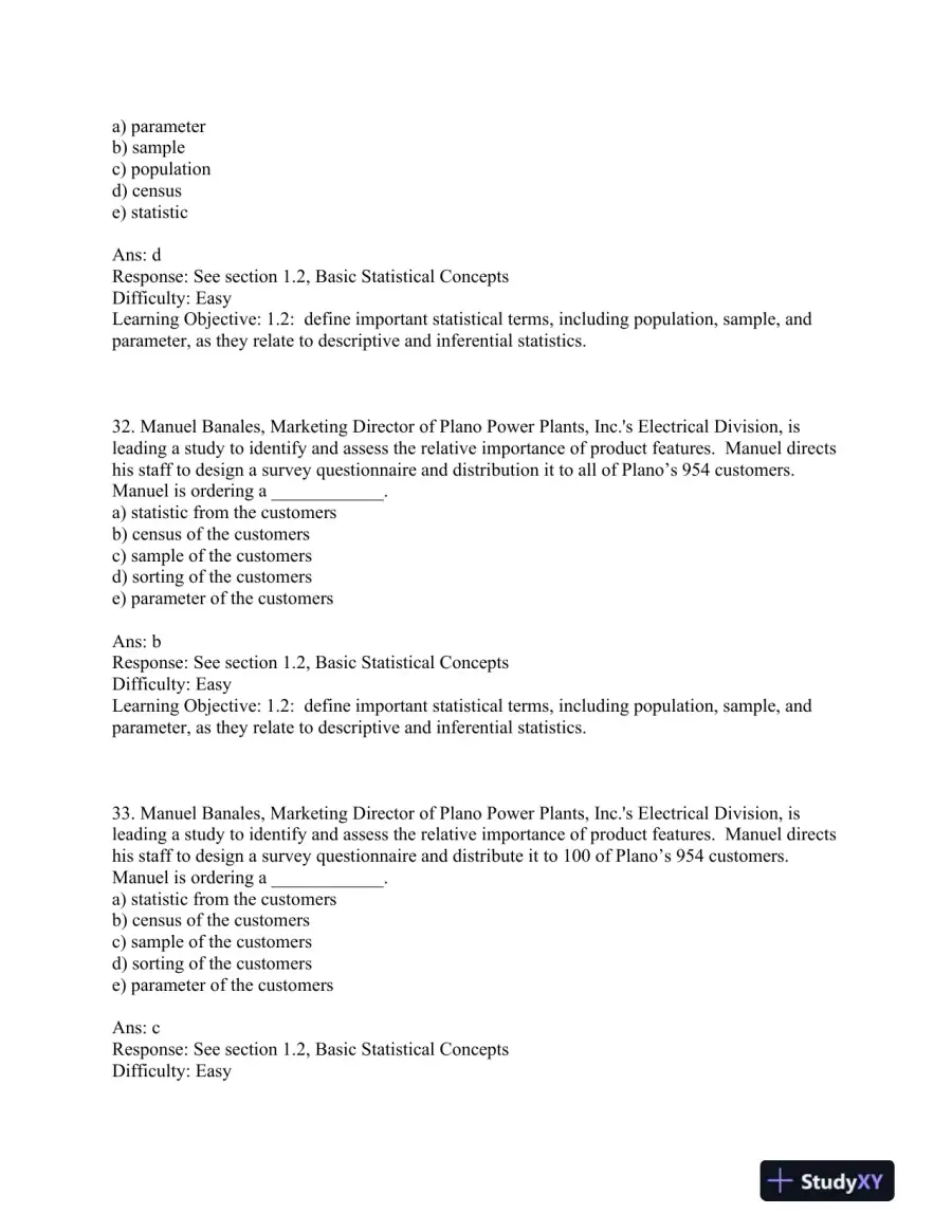 Business Statistics: for Contemporary Decision Making, 7th Edition Test Bank, page 10