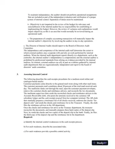 Information Technology Auditing, 4th Edition Solution Manual - Page 15 preview image