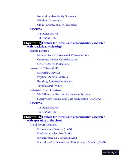 CompTIA CySA+ Cybersecurity Analyst Certification Passport Exam CS0-002 (2021) - Page 15 preview image
