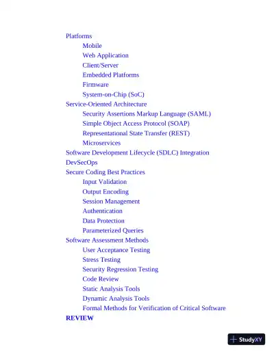 CompTIA CySA+ Cybersecurity Analyst Certification Passport Exam CS0-002 (2021) - Page 18 preview image