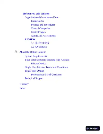 CompTIA CySA+ Cybersecurity Analyst Certification Passport Exam CS0-002 (2021) - Page 26 preview image