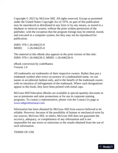 CompTIA CySA+ Cybersecurity Analyst Certification Passport Exam CS0-002 (2021) - Page 7 preview image