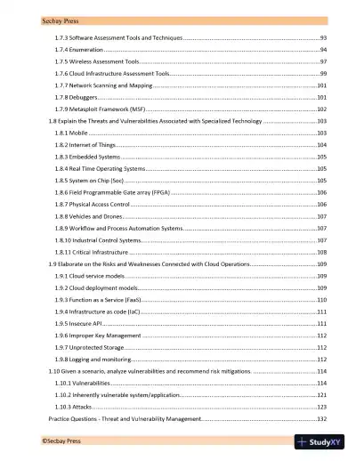 CompTIA CySA+ Practice Tests: Exam CS0-003 (2023) - Page 13 preview image