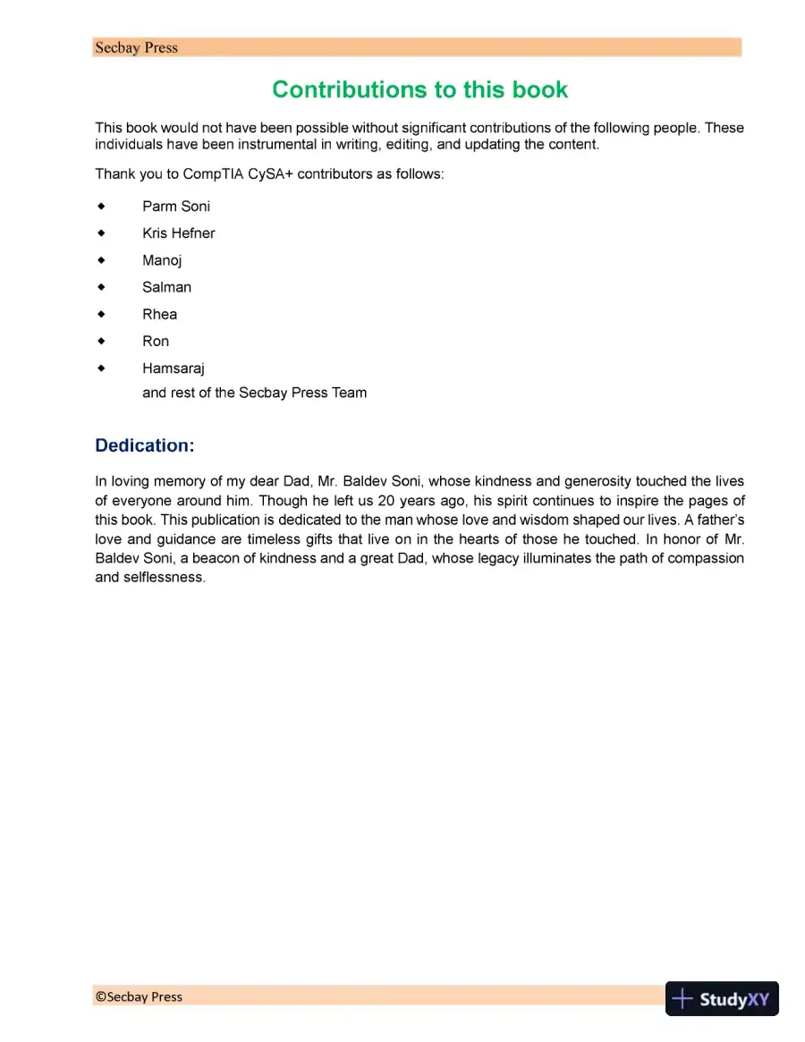 CompTIA CySA+ Practice Tests: Exam CS0-003 (2023), page 5