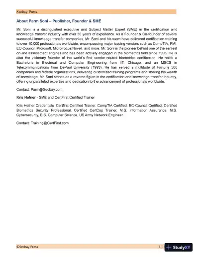 CompTIA CySA+ Practice Tests: Exam CS0-003 (2023) - Page 6 preview image