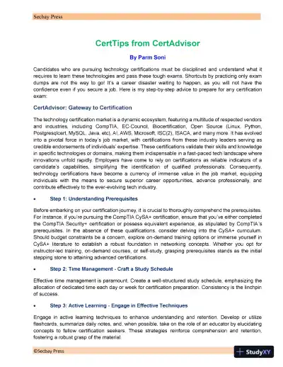 CompTIA CySA+ Practice Tests: Exam CS0-003 (2023) - Page 7 preview image