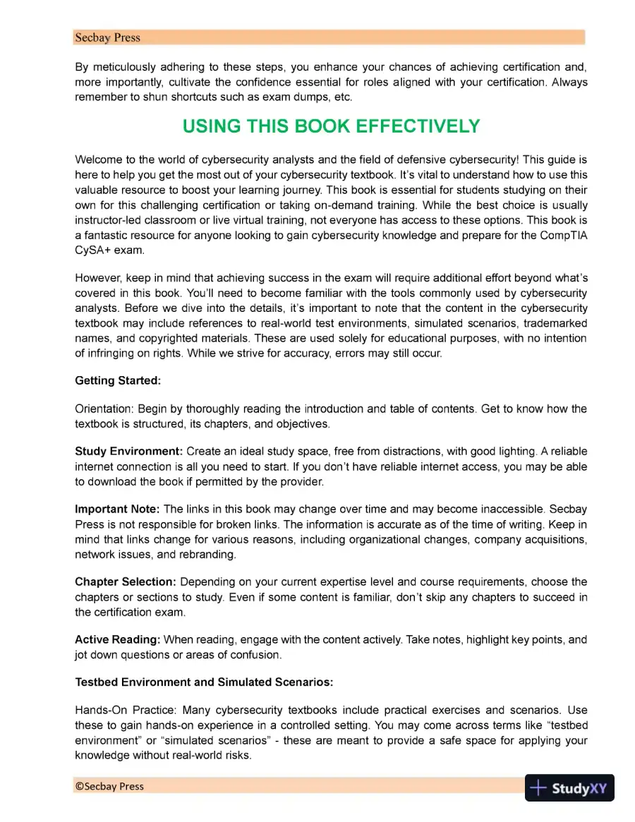 CompTIA CySA+ Practice Tests: Exam CS0-003 (2023), page 9
