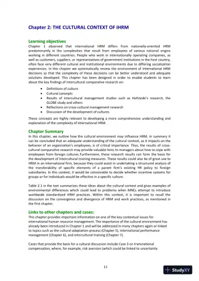 International Human Resource Management, 6th Edition Class Notes - Page 13 preview image
