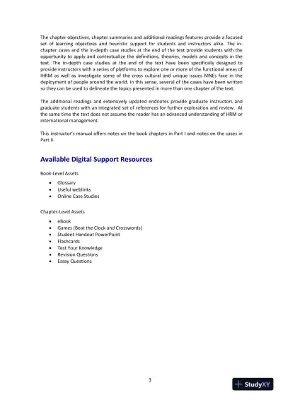 International Human Resource Management, 6th Edition Class Notes - Page 5 preview image