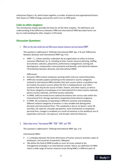 International Human Resource Management, 6th Edition Class Notes - Page 8 preview image