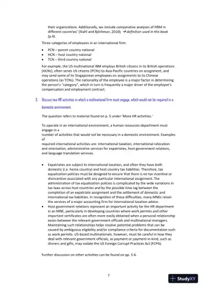 International Human Resource Management, 6th Edition Class Notes - Page 9 preview image