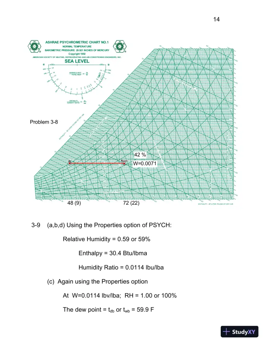 Heating, Ventilating and Air Conditioning Analysis and Design , 6th Edition Solution Manual, page 16
