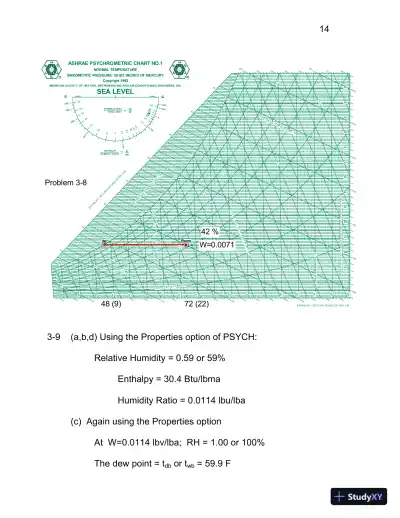 Heating, Ventilating and Air Conditioning Analysis and Design , 6th Edition Solution Manual - Page 16 preview image