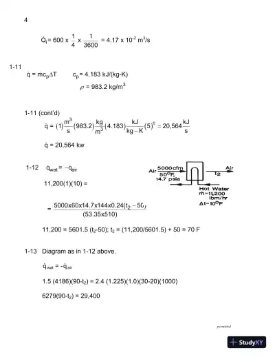 Heating, Ventilating and Air Conditioning Analysis and Design , 6th Edition Solution Manual - Page 5 preview image