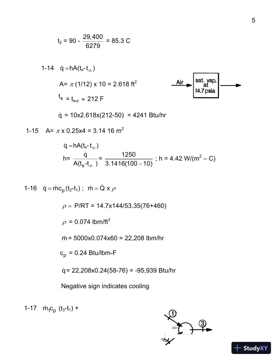 Heating, Ventilating and Air Conditioning Analysis and Design , 6th Edition Solution Manual, page 6