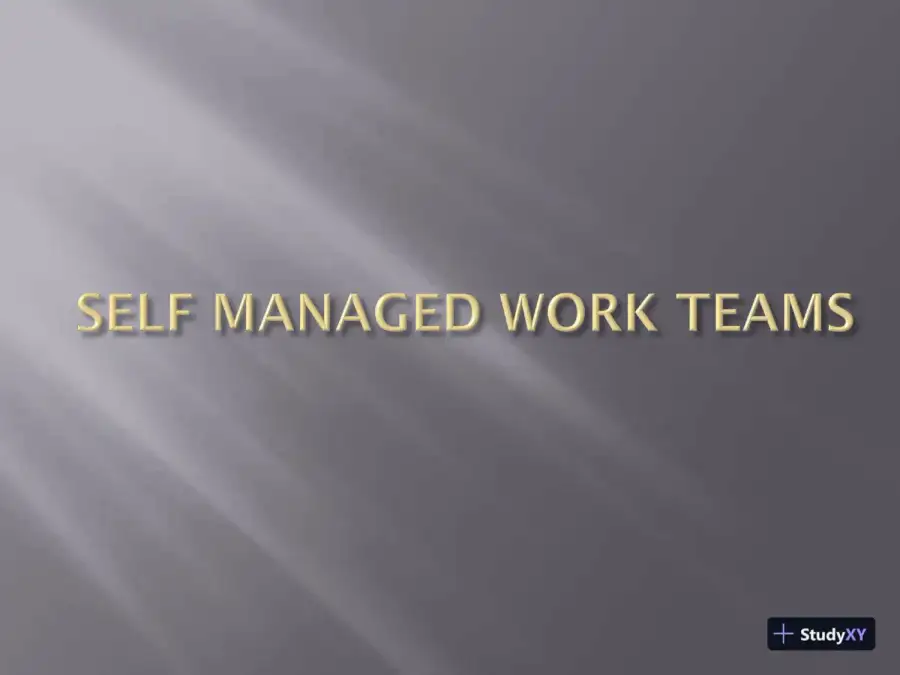 Various Types Of Teams Learning Team ACJA/444 Organizational Behavior And Management, page 10