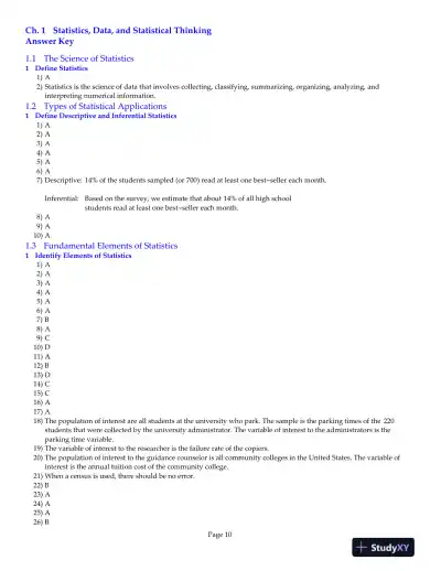 Statistics, 12th Edition Test Bank - Page 11 preview image