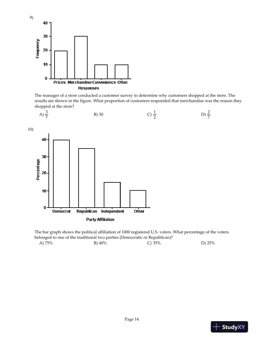 Statistics, 12th Edition Test Bank, page 15