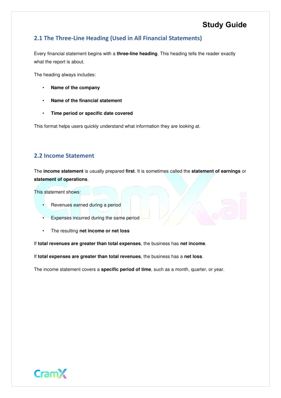 Accounting Principles I – Principles of Accounting, page 3