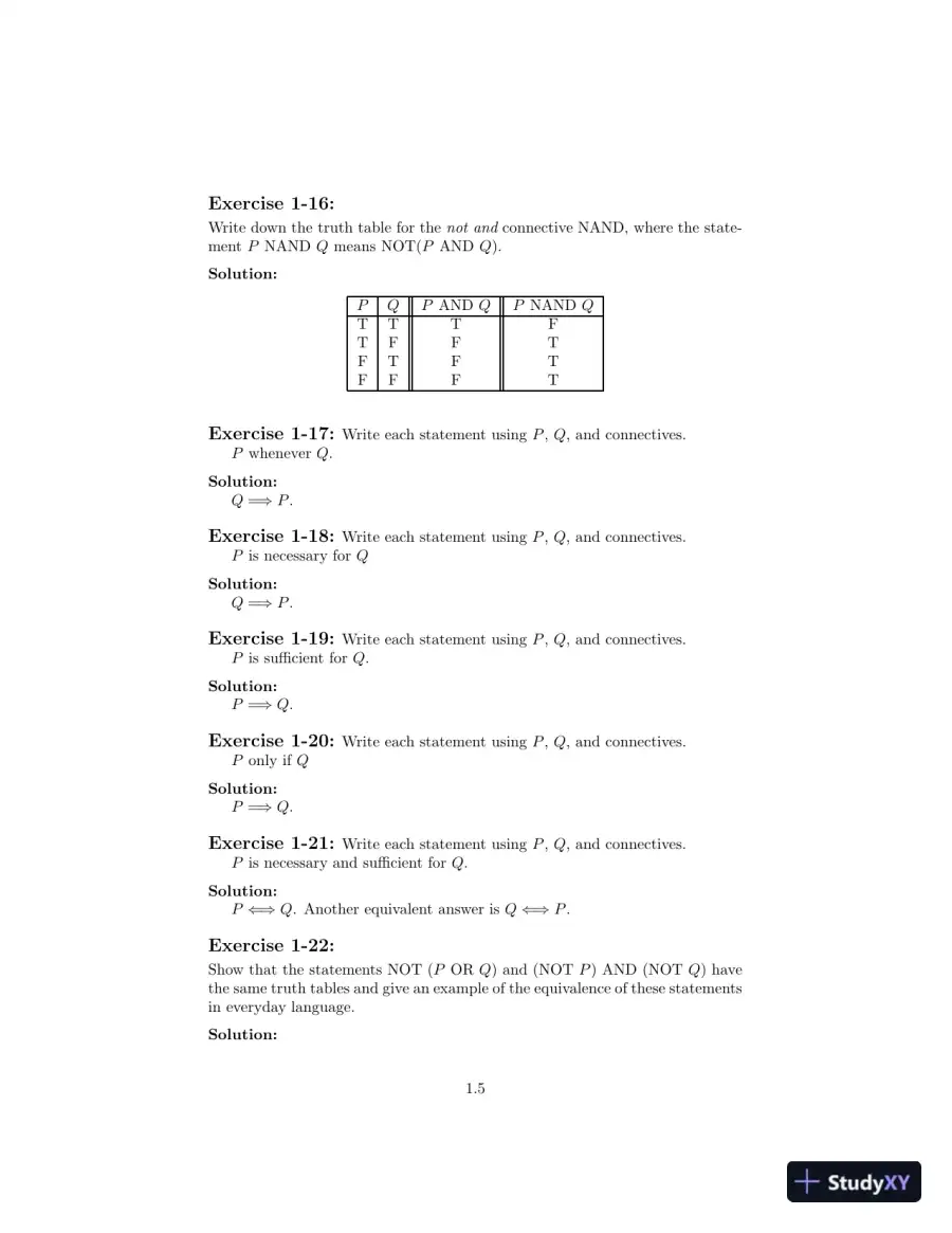Solution Manual for Introduction to Mathematical Thinking: Algebra and Number Systems, 1st Edition, page 6