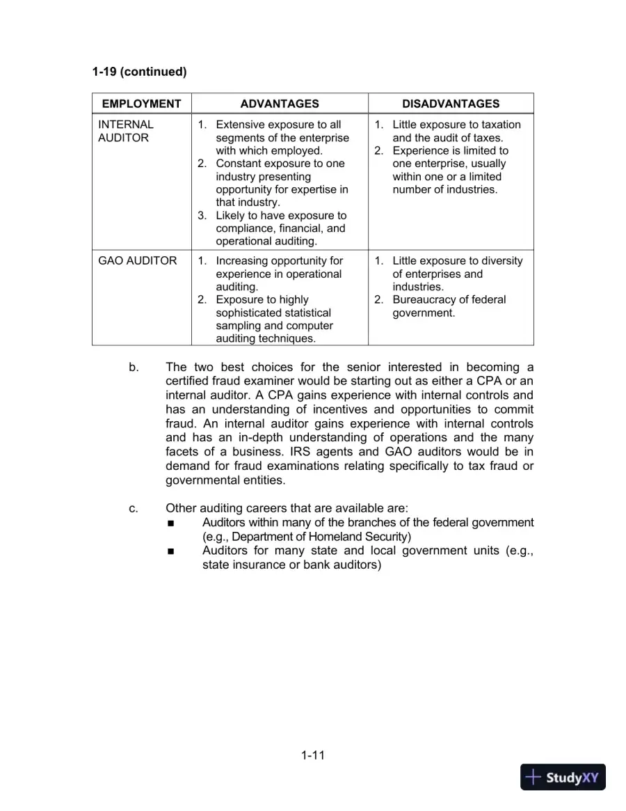 Solution Manual for Auditing and Assurance Services, 16th Edition, page 12